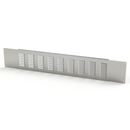 Saginaw Control & Engineering Louver Stand Kit, 11.94 in. H x 71-3/4 in. W x 1 in. L, 304 Stainless Steel SCE-SKL127280SS